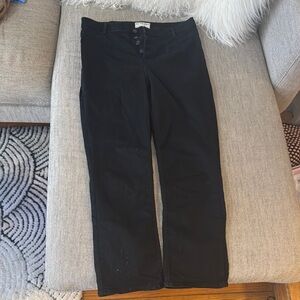 We The Free Black Button-Fly Jeans Size 31 | Free People Denim |